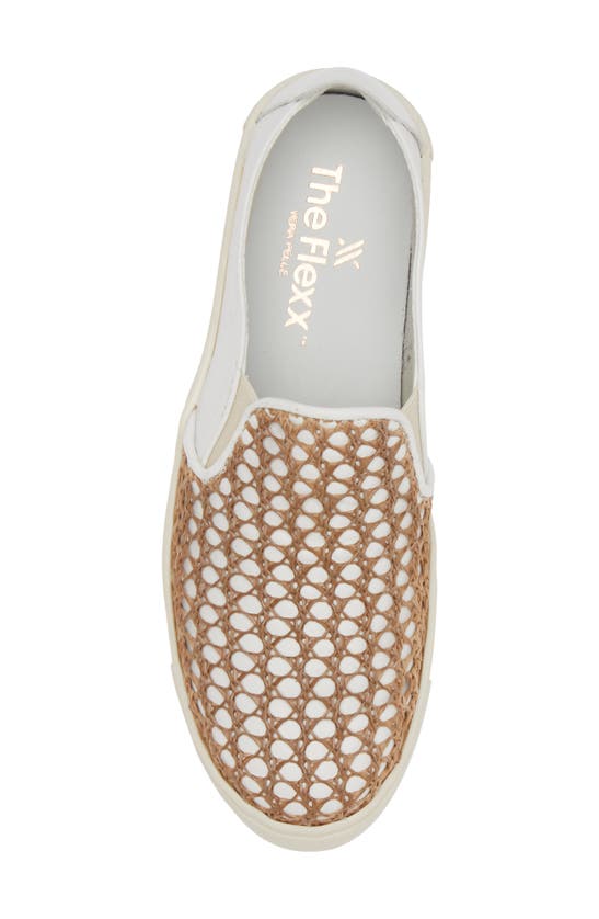 The Flexx Charlie Too Slip-on Sneaker In White Cuoio