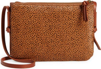 Madewell The Knotted Spotted Calf Hair Crossbody Bag | Nordstrom