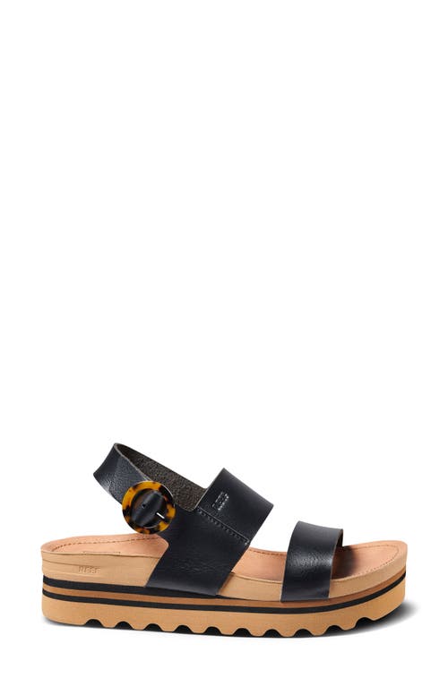 Reef Water Vista Hi Sandal In Black/tan