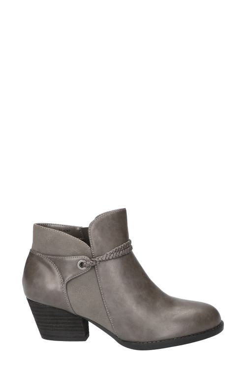 Bella Vita Women's Audrina Block Heel Booties In Grey