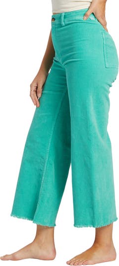 Billabong Free Fall High Waist Wide Leg Corduroy Pants