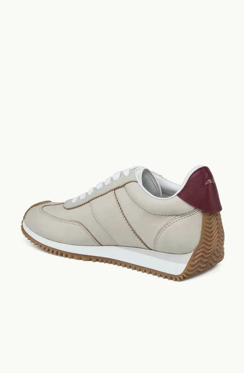 Jslides Footwear Lilith Sneaker In Off White/wine