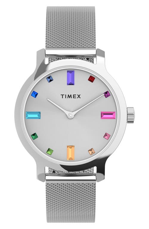 ® Timex Transcend Mesh Strap Watch