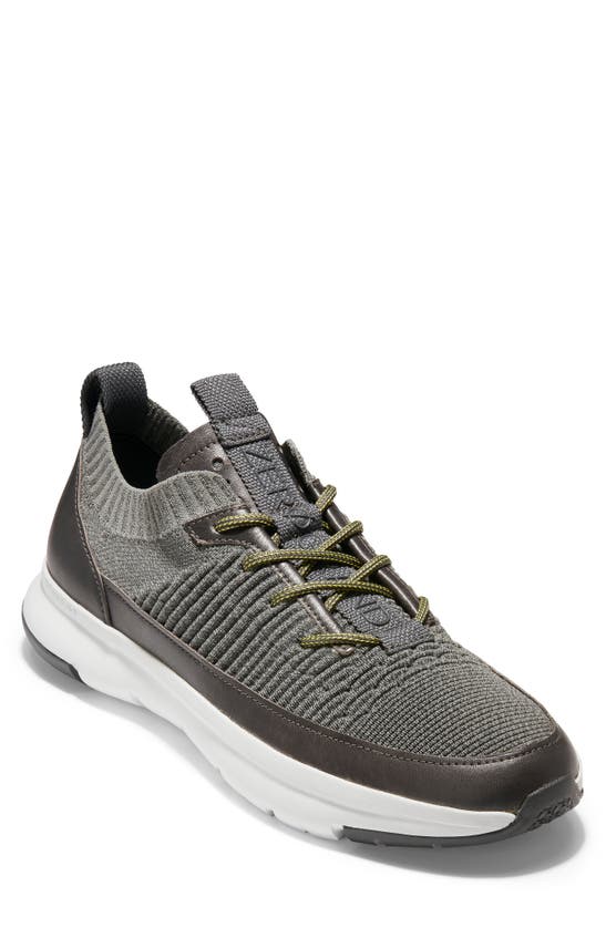 Cole Haan 3.zerogrand Motion Trainer Sneaker In Grey/ Ivory Knit | ModeSens