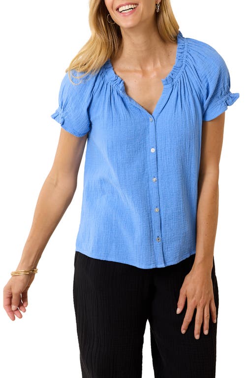 Tommy Bahama Coral Isle Cotton Button-Up Top at Nordstrom,