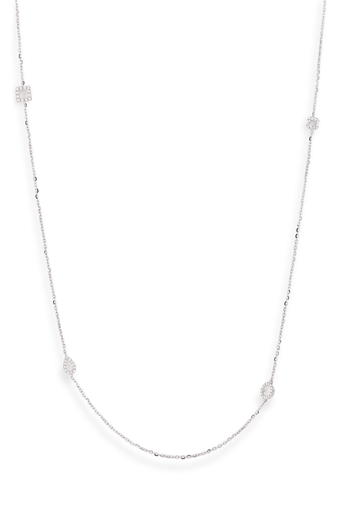 Bony Levy Diamond Station Long Necklace (Nordstrom Exclusive) Nordstrom