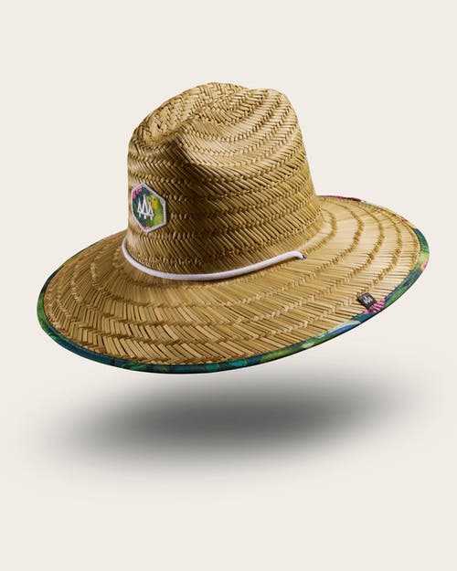 Shop Hemlock Caicos Straw Lifeguard Hat In Parrots