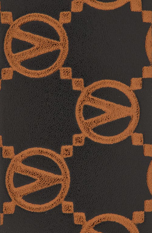Valentino By Mario Valentino Giusy Monogram Logo Buckle Belt In Black