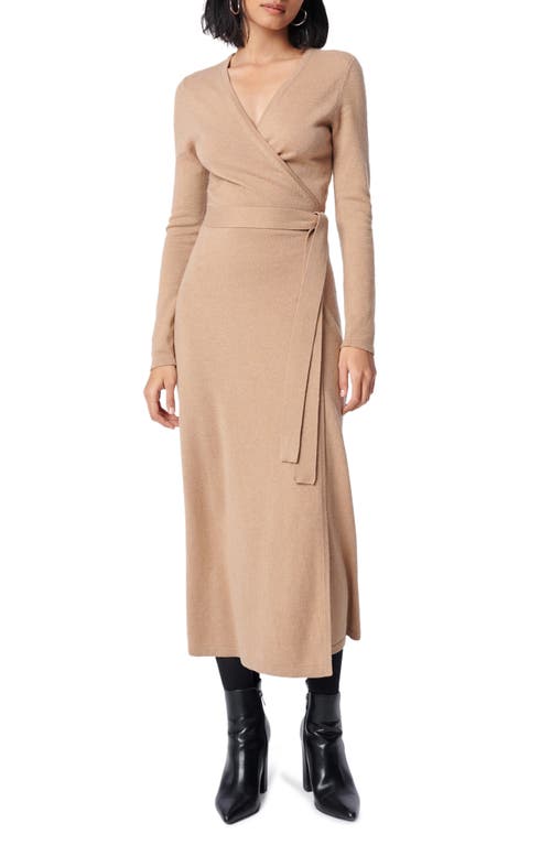 Diane von Furstenberg Astrid Long Sleeve Wool & Cashmere Wrap Sweater Dress at Nordstrom