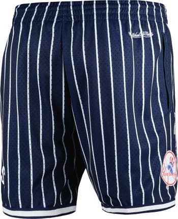 New York Yankees Mitchell & Ness Team ID Mesh Shorts - White