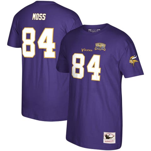 Men's Mitchell & Ness Ray Lewis Purple Baltimore Ravens Retired Player Logo Name Number T-Shirt Size: Large