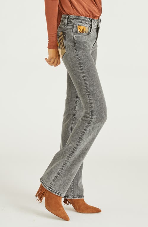 Driftwood Kelly Bootcut Jeans In Washed Black
