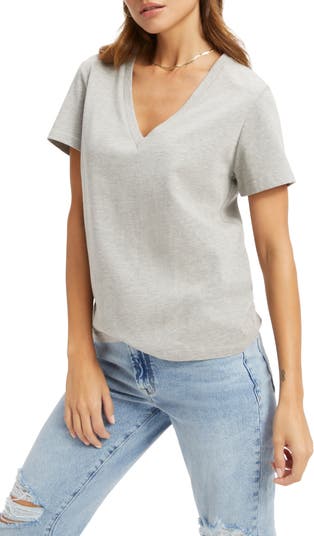 MICRO RIB TANK TOP  HEATHER GREY001 - GOOD AMERICAN