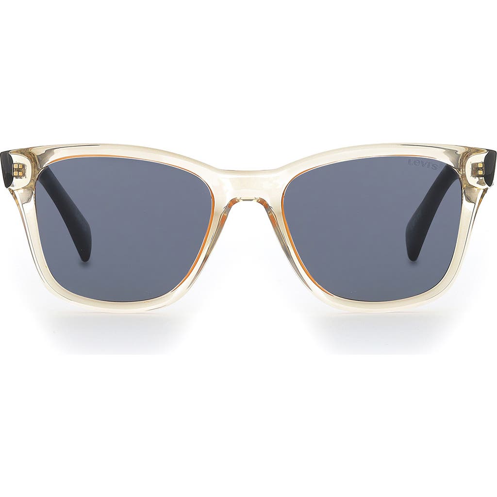 Levi's 53mm Mirrored Square Lenses In Yellow