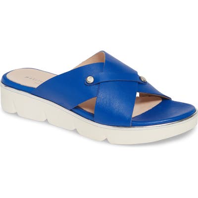 Patricia Green Catalina Wedge Slide Sandal, Blue