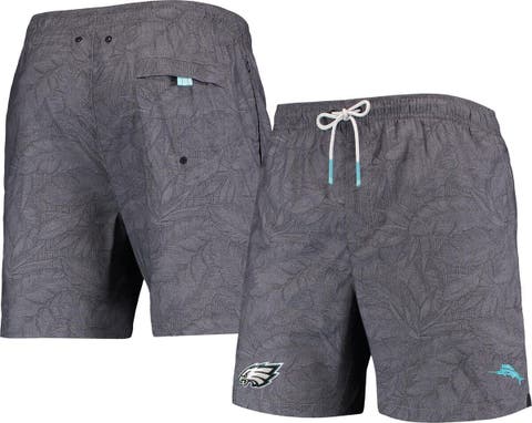 Tommy Bahama Men's Tommy Bahama Black San Francisco 49ers Naples Layered  Leaves Swim Trunks