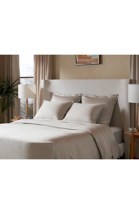 Parachute Sateen Fitted Sheet In Bone