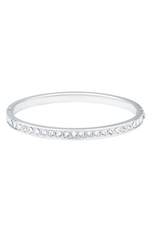 Shop Ted Baker London Clemara Crystal Hinge Bangle Bracelet In Crystal/silver