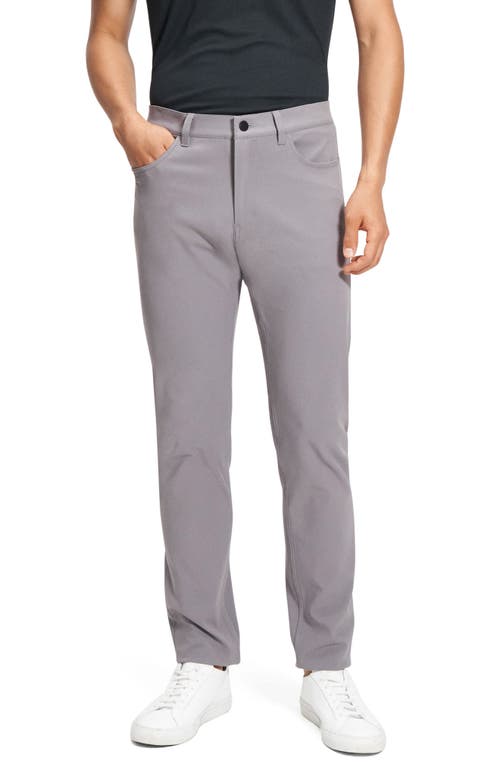 Theory Raffi Neoteric Twill Pants Soft Grey In Soft Grey