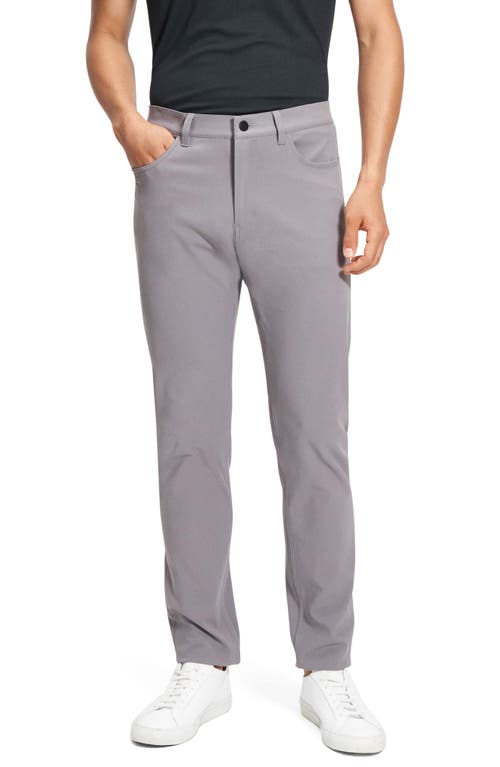 Theory Raffi Twill Pants In Soft Grey