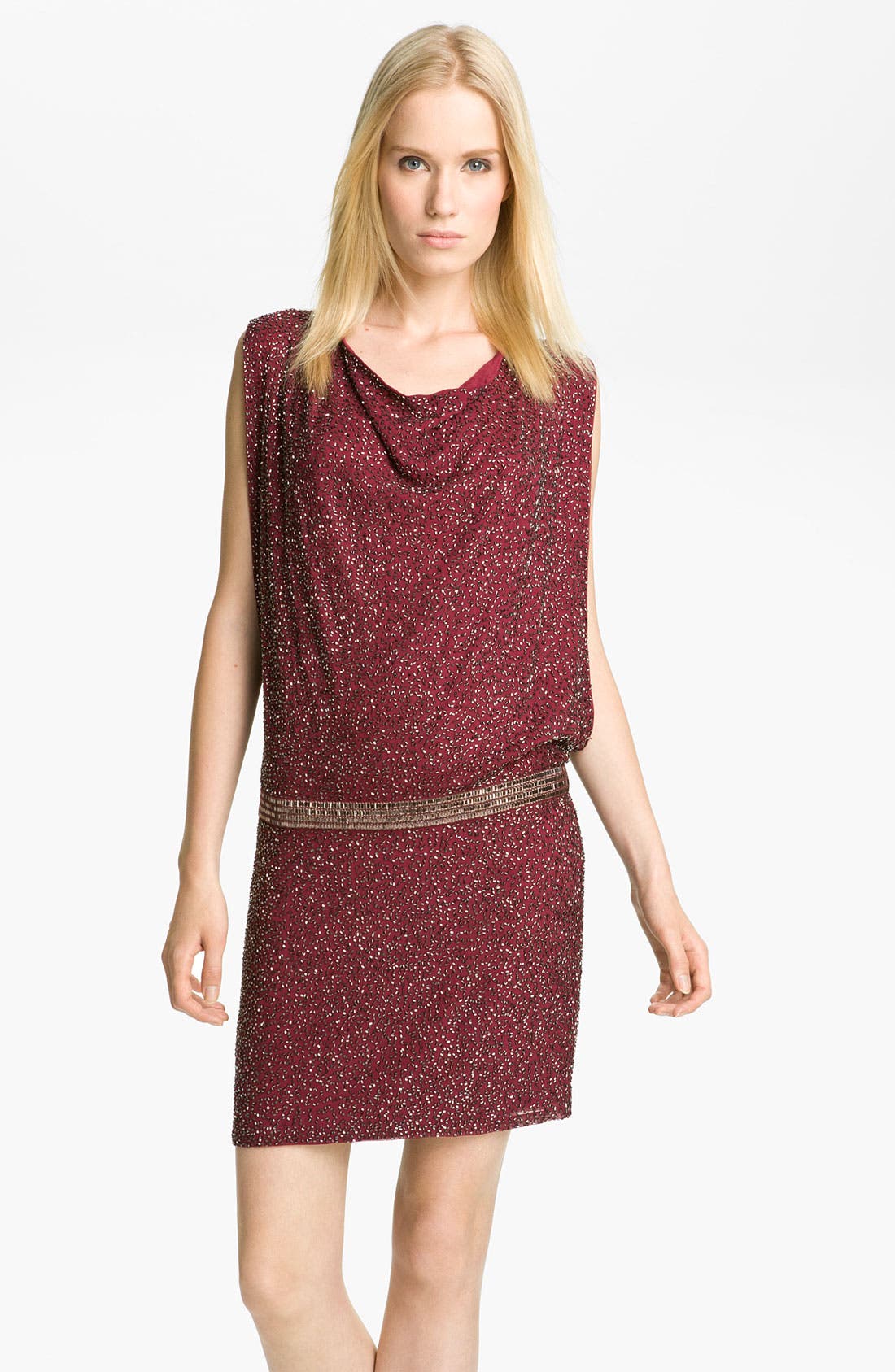 Haute Hippie Beaded Drop Waist Dress | Nordstrom