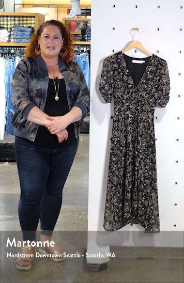 astr soleil midi dress