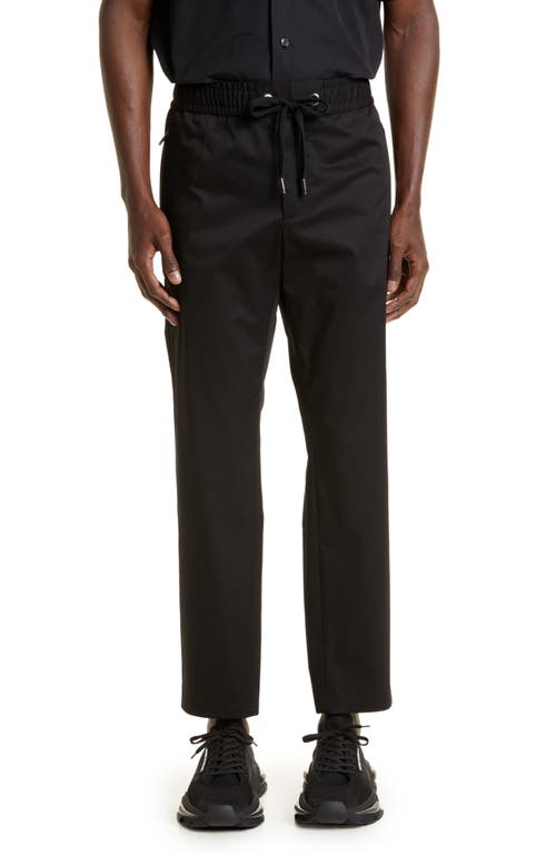 Dolce & Gabbana Stretch Cotton Joggers Black at Nordstrom, Us