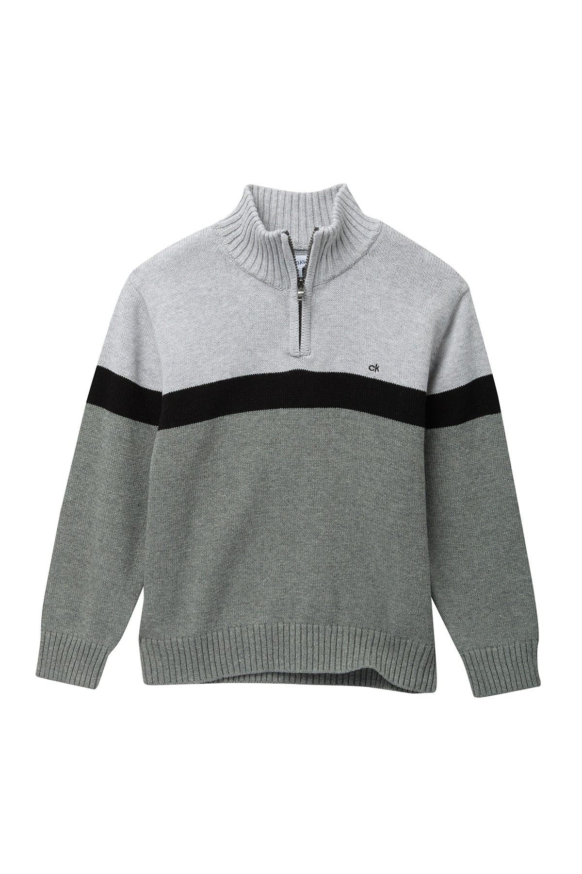calvin klein half zip jumper