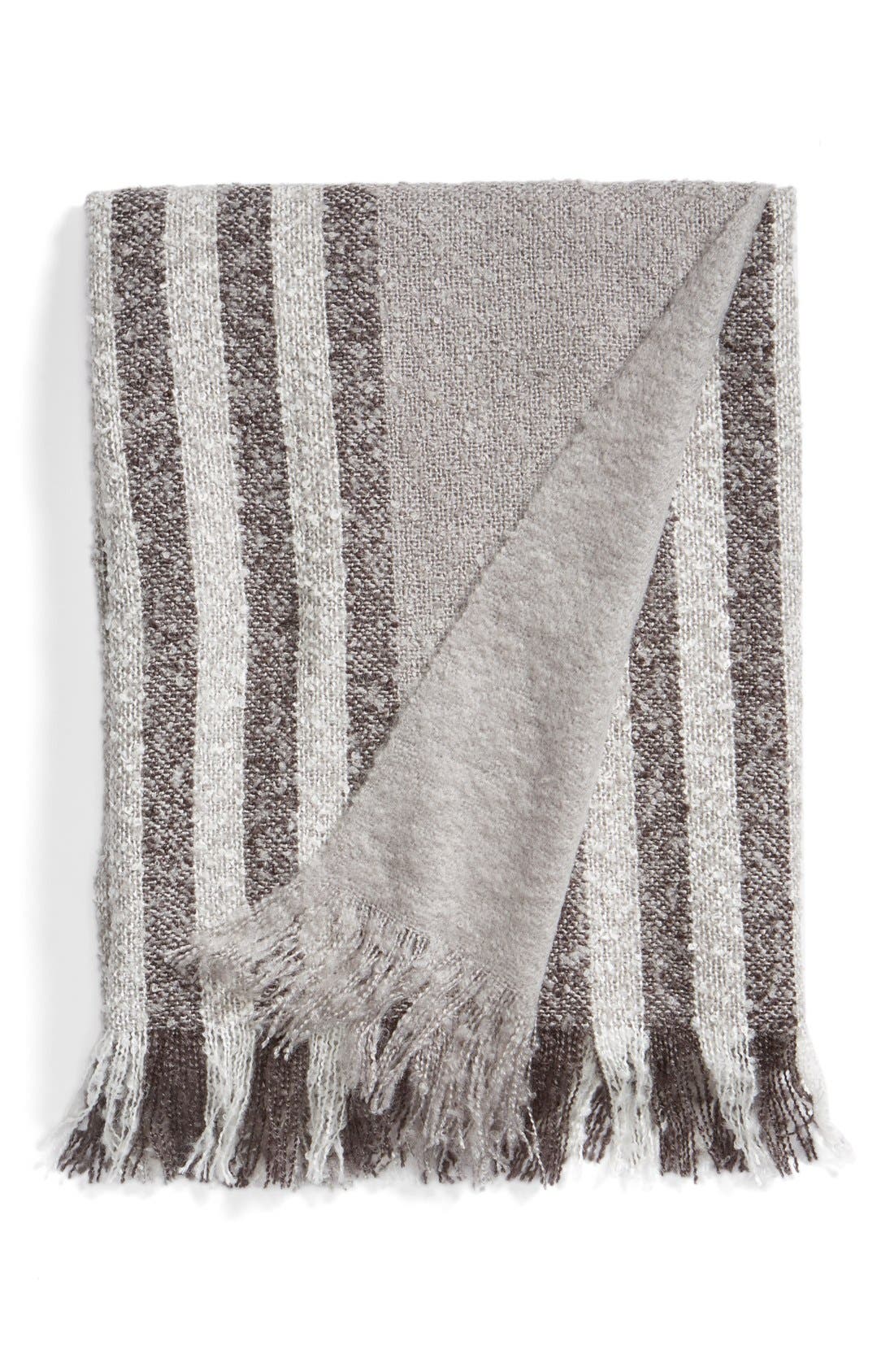 Nordstrom at Home Stripe Knit Throw Nordstrom