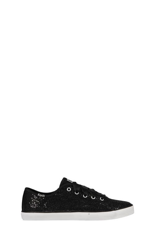 Keds ® Kids' Kickstart Celebrations Sneaker In Black Sparkle