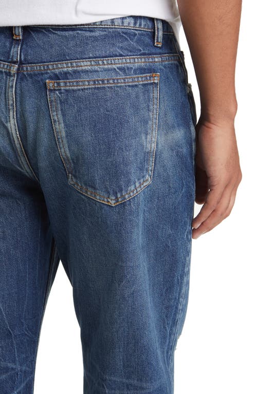 Frame The Boxy Straight-leg Distressed Jeans In Whistler Destruct
