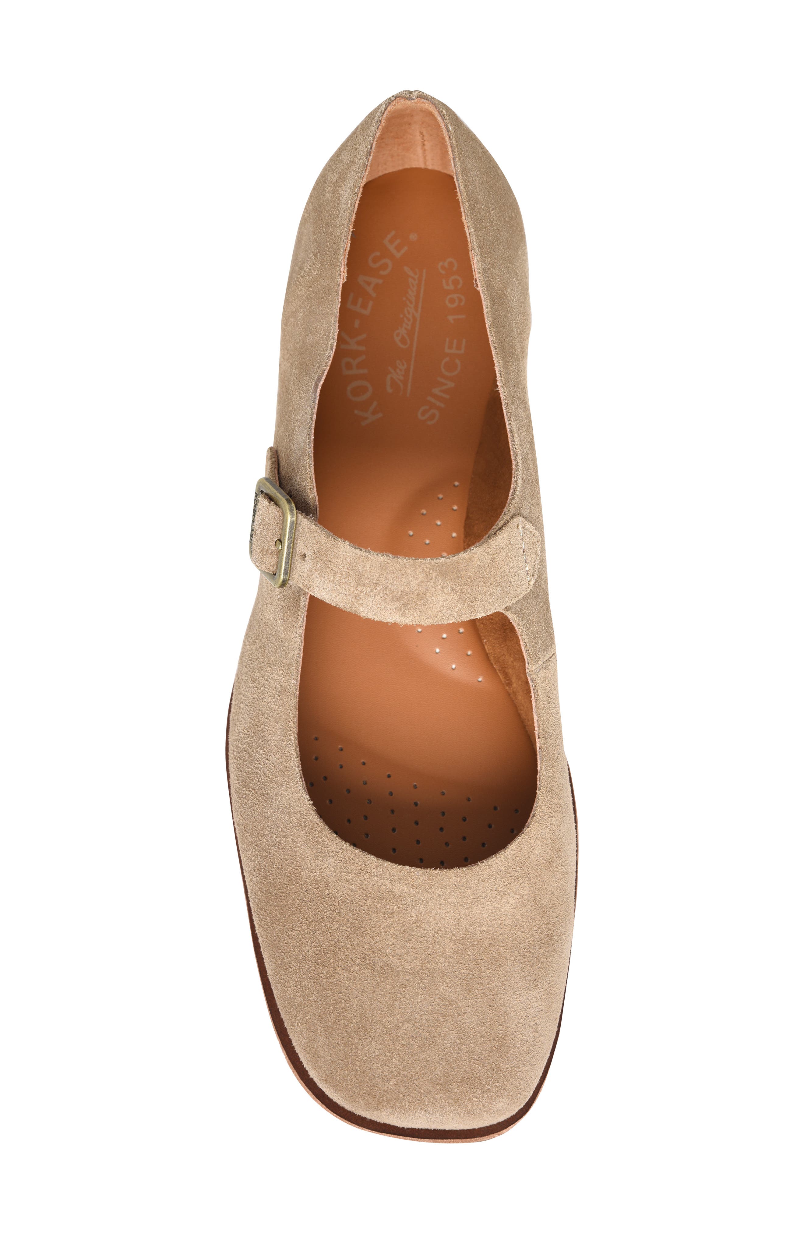 KorkEase® Prato Suede Mary Jane Flat (Women) Nordstromrack