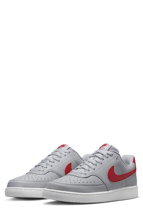 UPC 196152243102 product image for Nike Court Vision Next Nature Sneaker in Wolf Grey/University Red at Nordstrom,  | upcitemdb.com