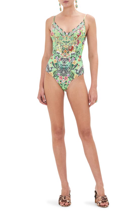 Shop Camilla Porcelain Dream Underwire One-piece Swimsuit