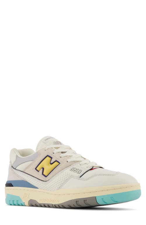 New Balance 550 Basketball Sneaker In Sea Salt/surf