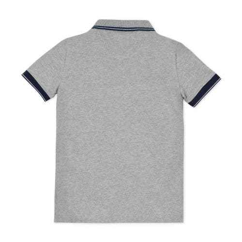 Hope & Henry Baby Boys' Organic Pique Polo, Infant In Dark Gray Heather