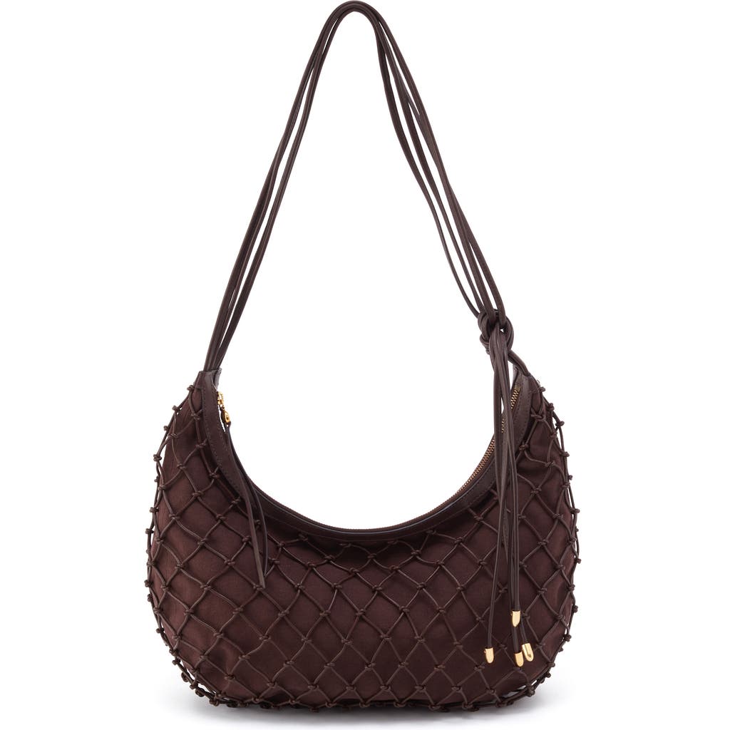 Shop Hobo Kira Shoulder Bag In Coffee