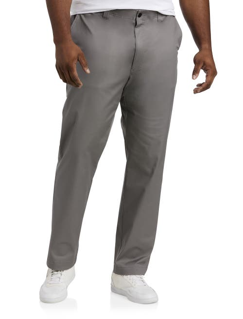 Shop Oak Hill By Dxl Oak Hill Straight-fit Tech Pants In Gargoyle Grey