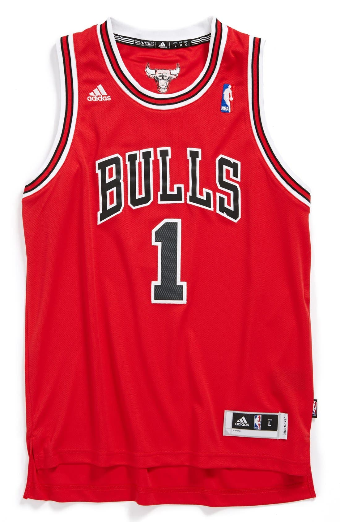 adidas \'Chicago Bulls, Derrick Rose - Swingman\' Jersey (Big Boys ...