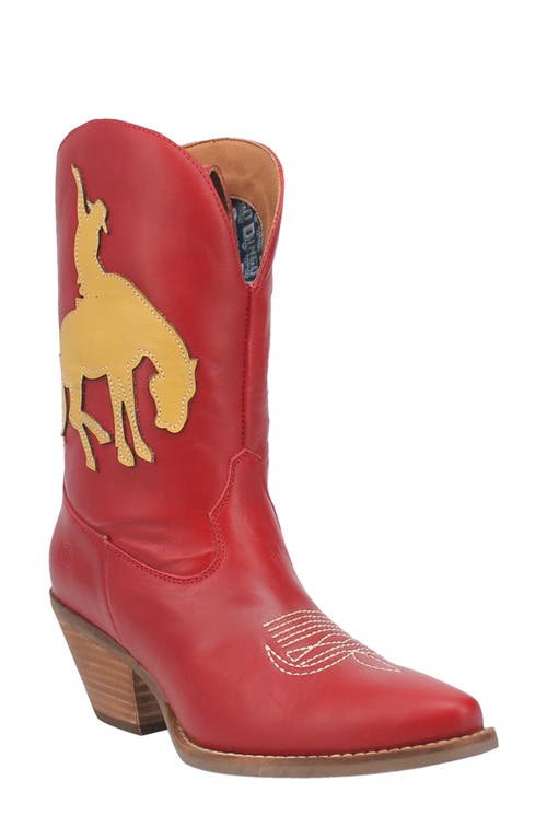 Dingo Let 'Er Buck Western Boot in Red
