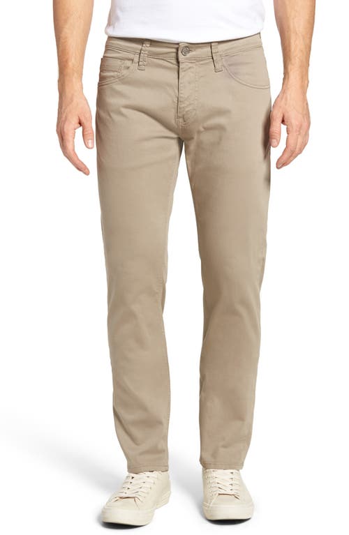 Mavi Jeans Zach Straight Leg Twill Pants Beige at Nordstrom, X