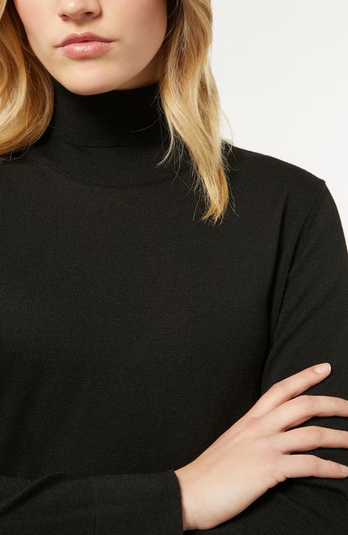 Shop Marina Rinaldi Tenda Virgin Wool Turtleneck Sweater In Black