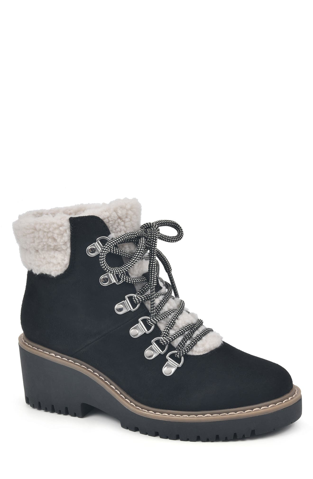 white mountain booties black