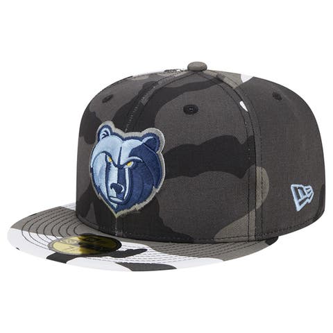 Men's New Era Light Blue Memphis Grizzlies Golden Tall Text 9FIFTY Snapback  Hat
