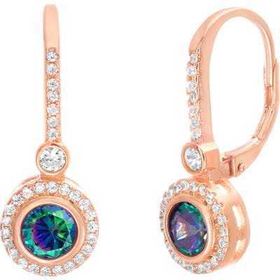 Lesa Michele Halo Drop Earrings