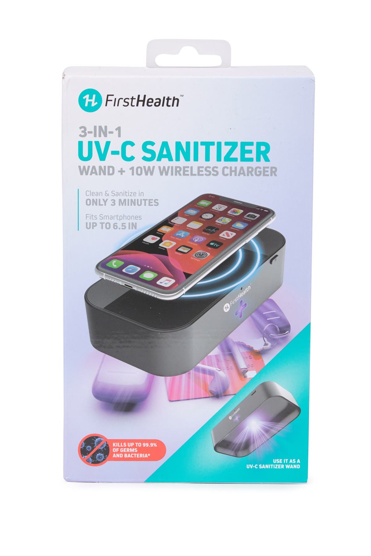 First Health Uv-c 2-in-1 Sanitizing Box In White