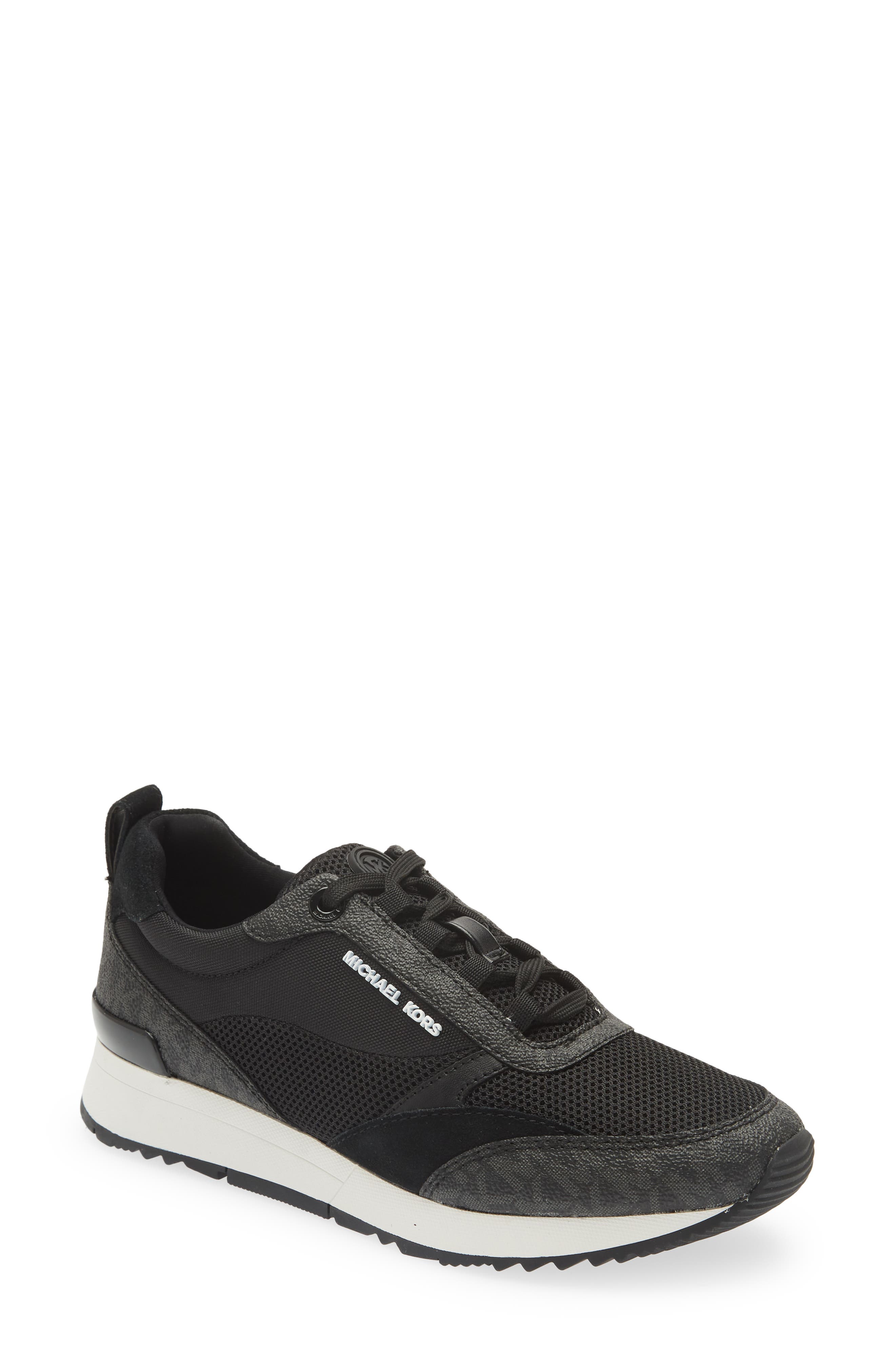 michael kors black athletic shoes