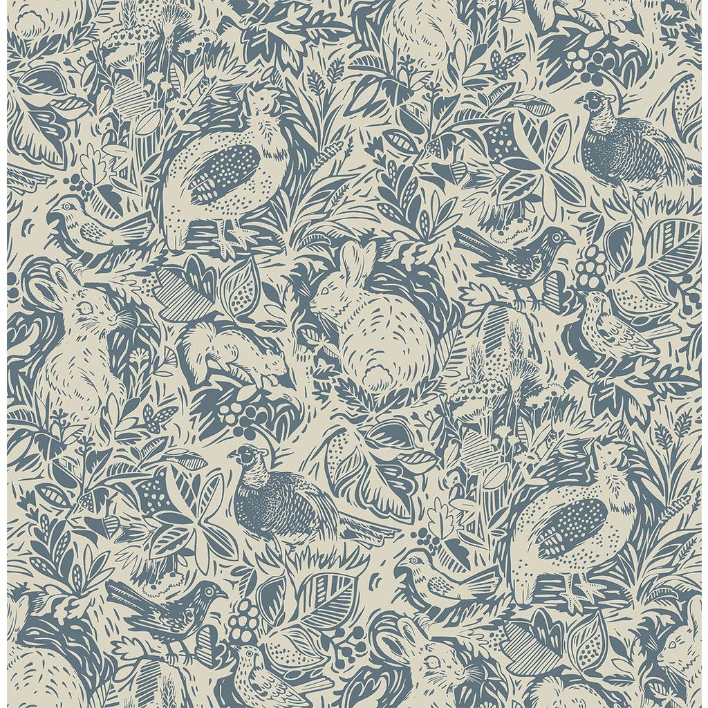 Wallpops Blue Terrene Peel & Stick Wallpaper In Blue