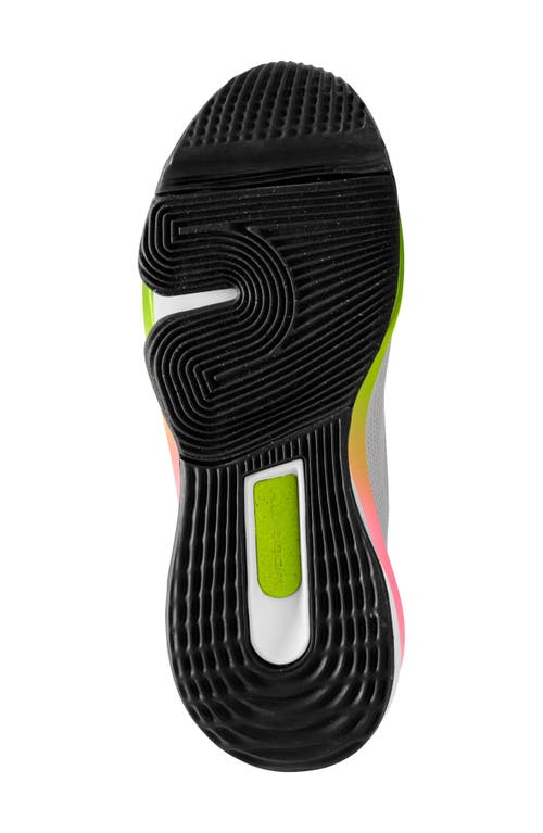 Shop Nike Versair Training Shoe In White/black-cyber-volt