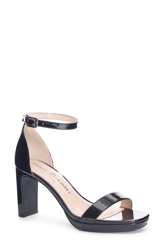 Chinese Laundry Tinie Ankle Strap Sandal In Black